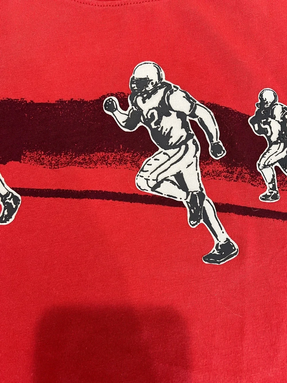 Gymboree Red Kids Football Graphic Tee 6